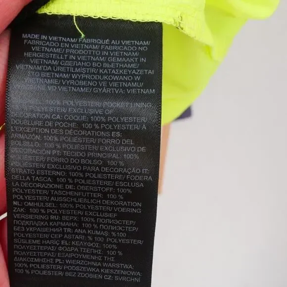 NEW The North Face Men's Medium Cyclone Jacket 3  Black Yellow Water Repellant - Picture 9 of 13